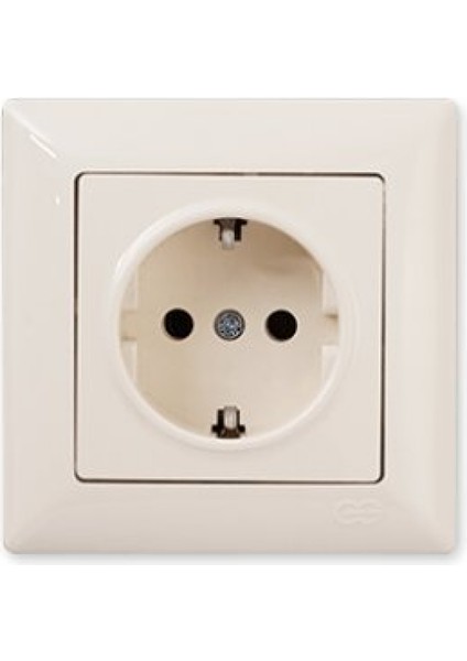 Vısage Krem Topraklı Priz (Mkz)