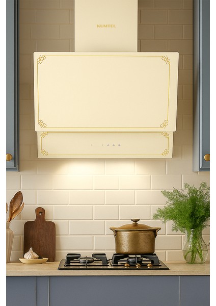 Rustik Bej Cam Davlumbaz DA6-835 modelleri