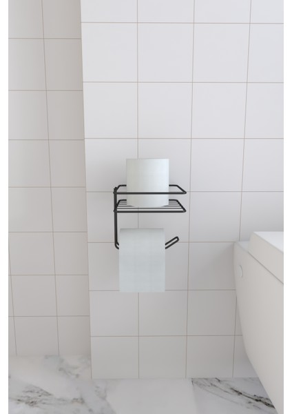 Yapışkanlı Tuvalet Kağıtlığı Tutacağı Askısı Mat Siyah Metal Tuvalet Kağıtlık modelleri