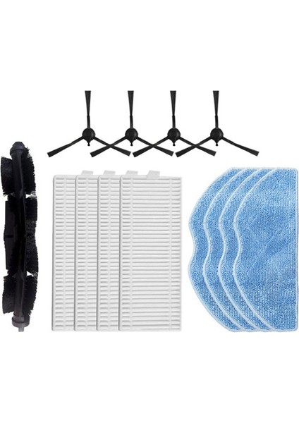 360 S8 / S8 Plus / Tcl Sweeva 6000 6500 Robot Vakum Süpürge Yedek Parçalar Için Hepa Filtre Mop Bezi (Yurt Dışından)