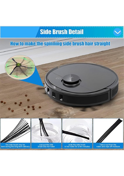 Ecovacs Deebot T9 Aıvı T8 Aıvı N8 Pro Serisi Robot Vakum Süpürge Yan Fırçası Ana Fırça Filtre Aksesuarları (Yurt Dışından) modelleri
