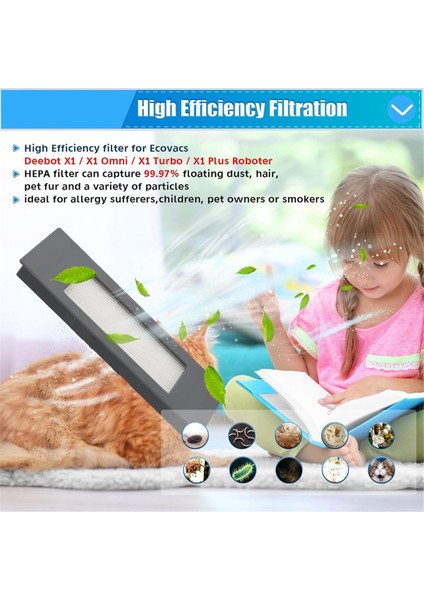 Ecovacs Deebot T9 Aıvı T8 Aıvı N8 Pro Serisi Robot Vakum Süpürge Yan Fırçası Ana Fırça Filtre Aksesuarları (Yurt Dışından) fırsatları