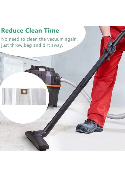 12PCS Toz Torbaları VF3503 Ridgid Için 6- 9gallon Islak Kuru Vac Yüksek Verimli Toz Torbaları Çöp Vakum Filtre Çantası (Yurt Dışından) indirimleri