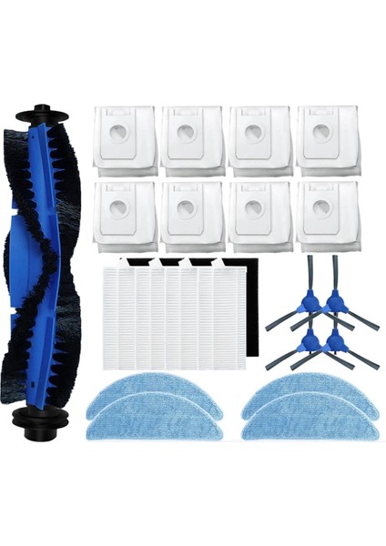 Cecotec Conga Için Aksesuarlar 2290 Ultra Ana Fırça Toz Torbaları Yığın Filtre Yan Bush Robotik Vakum Süpürge Parçaları (Yurt Dışından)