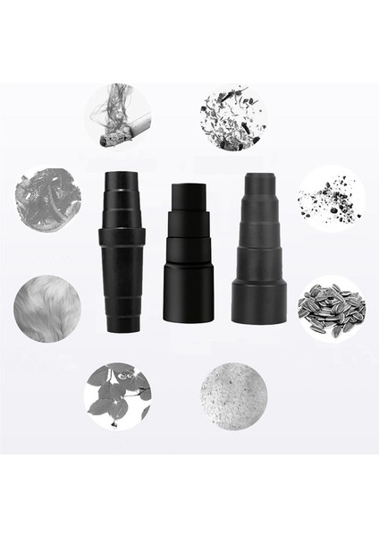 3 Hortum Adaptör Paketi Evrensel - Vakum Süpüreci Adaptör Kauçuk, Vakum Süpüreci Adaptörü - Hortum Redüktör (Yurt Dışından) modelleri
