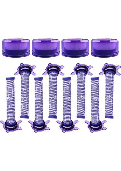 Dyson V8 Focus Mattress Için Vakum Süpürge Öncesi Post Filtre Yedek Parçaları Aksesuar 8 Filtre Ön Filtre 4 Filtre (Yurt Dışından)
