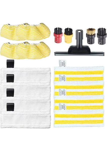 Karcher Easyfix Için Sc2 Sc3 Sc4 Sc5 Vakum Temizleyici Mikrofiber Temizleme Pedi Kapak Buhar Paspas Kafası Baş Meyezi Parçaları (Yurt Dışından)