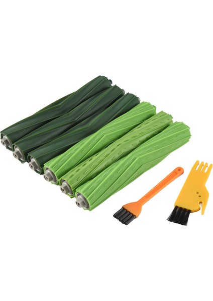 3 Çift Ana Kauçuk Fırçası Irobot Roomba Için Değiştirme I3 I7 E5 E6 Serisi Robot Vakum Temizleyici Aksesuarlar (Yurt Dışından) indirimleri