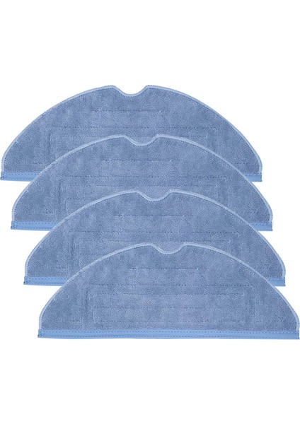 4pcs Roborock T7 T7 Plus S7 Yeniden Kullanılabilir Zemin Uzmanı Islak Yedek Mikrofiber Yumuşak Pedi (Yurt Dışından)