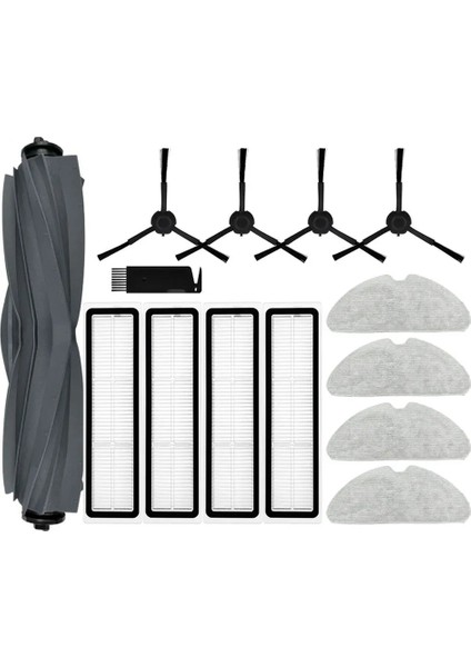 Dreame Bot D10S / D10S Pro Robot Vakum Süpürge Silindir Ana Yan Fırça Hepa Filtre Mop Bezleri Aksesuarlar Parçalar (Yurt Dışından)