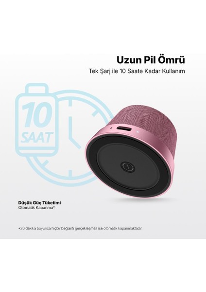 Vox Mini M Magsafe Uyumlu 2’si 1 Arada Kablosuz Bluetooth Hoparlör Pembe indirimleri