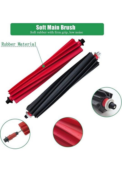 Roborock Stone Supping Robot G20S/S8 Maxv Ultra Aksesuarları ve Sarf Malzemeleri Için Geçerlidir Ana Fırça Rag (Yurt Dışından) modelleri