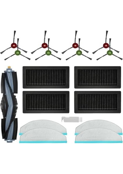 Filtre Paspas Bezi Yedek Parçalar Aksesuar Yeed Küpü Vakum Süpürge Robotu Için Set (Yurt Dışından)