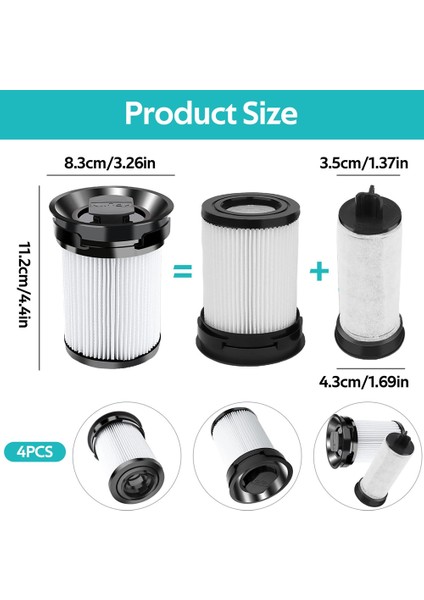 Miele Için Ince Toz Filtresi Hx1 Fsf Pro Kedi ve Köpek Kablosuz Çubuk Vakum Süpürücü, Hx-Fsf Hepa Vakum Filtresi (Yurt Dışından) modelleri