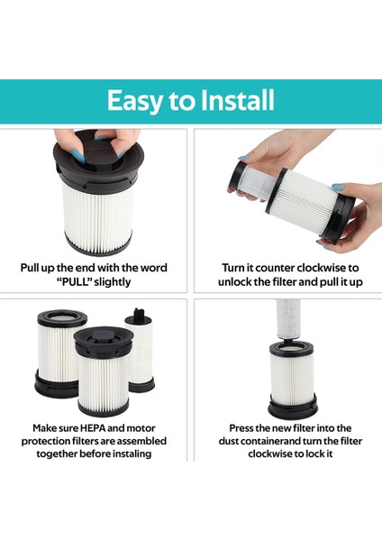 Miele Için Ince Toz Filtresi Hx1 Fsf Pro Kedi ve Köpek Kablosuz Çubuk Vakum Süpürücü, Hx-Fsf Hepa Vakum Filtresi (Yurt Dışından) indirimleri