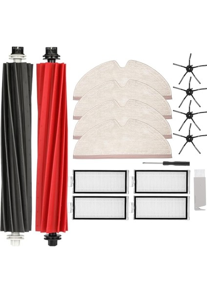 Xiaomi Için Roborock Q5 Pro/q5 Pro/q8 Plus/q8 Max/q8 Plus Robot Temizleyici Ana Yan Fırça Hepa Filtre Paspasları Yedek Parçalar (Yurt Dışından)