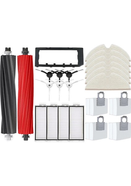 Roborock Q8 Için Max Q8 Max+ Q5 Pro Q5 Pro+ Robot Değiştirme Parçası Vakum Ana Yan Fırça Hepa Filtresi Mop Toz Çantası (Yurt Dışından)