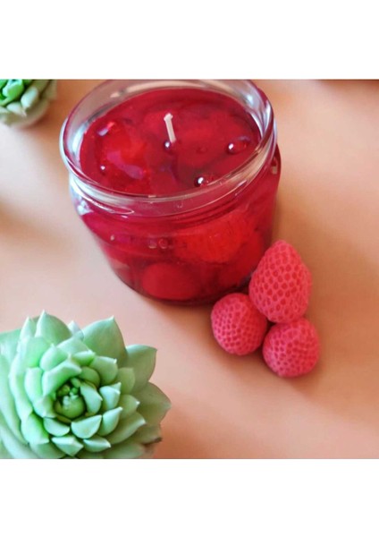 Çilek Reçeli Mum modelleri