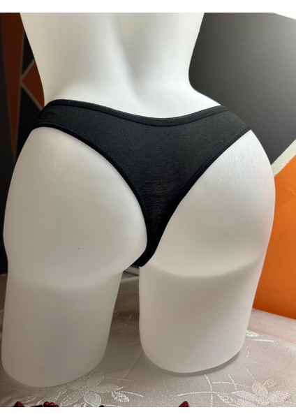 Düz Model 3 Renkli 6'lı Kadın Tanga Külot fiyatları
