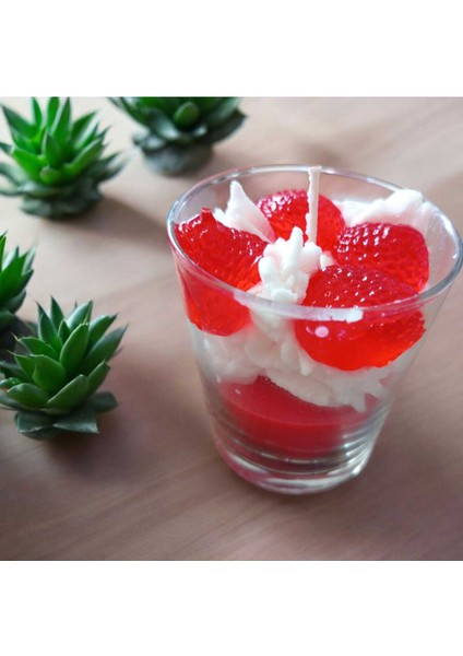Çilek Kokulu Soya Wax Mum modelleri