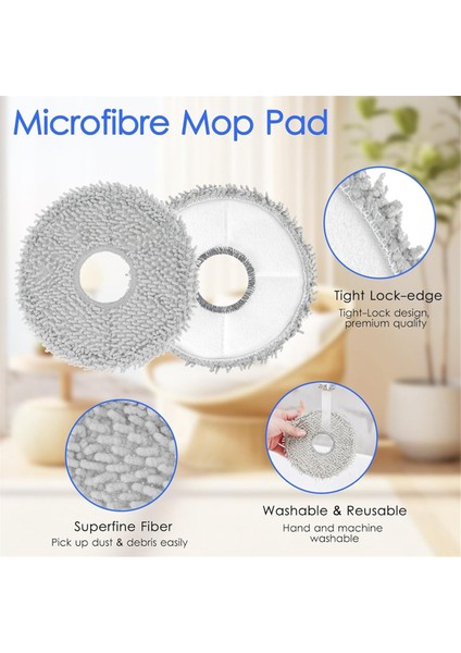 Ecovacs Deebot X5 Pro X5 Omni Vakum Süpürge Ana Yan Fırça Hepa Filtre Mop Bez Tuz Torbaları Yedek Parçalar (Yurt Dışından) indirimleri