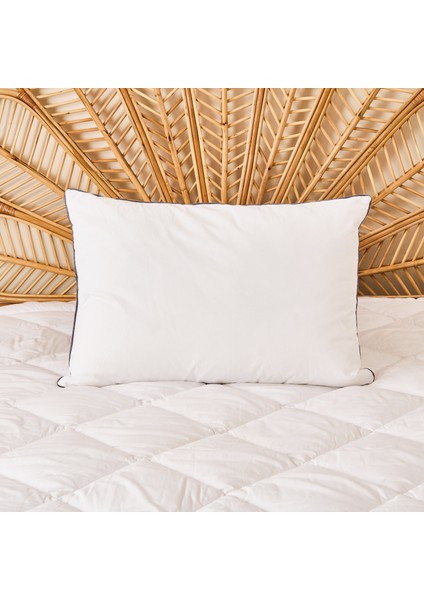 Soft Pamuk Microjel Yastık - Beyaz - 50X70 cm