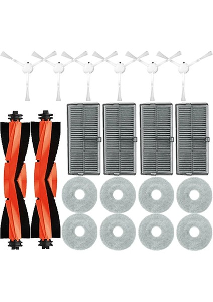 Xiaomi Mijia M30S Için D103CN Yedek Parçalar Aksesuarlar Sarf Meydan Okumaçları Ana Yan Fırça Hepa Filtre Mop Bezi (Yurt Dışından)