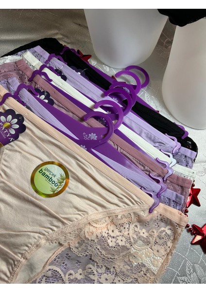 Dantel Desenli Hayalet Külot Karışık Renkli 3'lü fiyatları