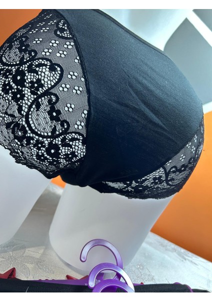 Dantel Desenli Hayalet Külot Karışık Renkli 3'lü modelleri