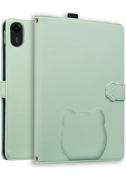 Xiaomi Redmi Pad 2 Deri Stand Masa Kılıfı ve Kalem Tutucu (Yurt Dışından)