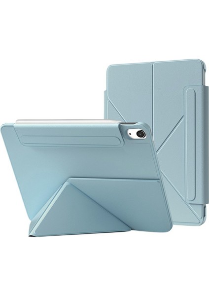 iPad Air 11 (2025) / (2024) Manyetik Kapatmalı Deri Kılıf (Yurt Dışından)