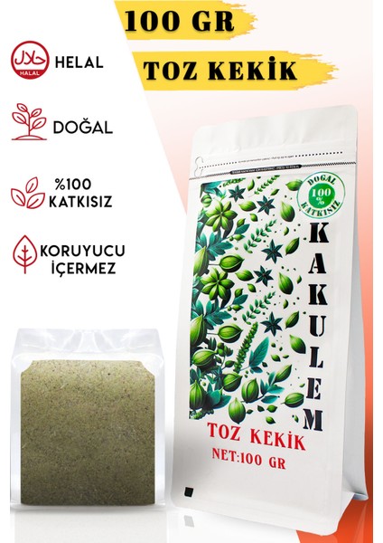 Sertifikalı Doğal Kurutulmuş Zahter Toz Dağ Kekik 100 gr