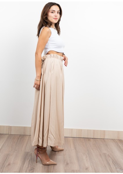 Pilikaşe Üzeri Puntolu Uzun Etek 6792 fırsatları