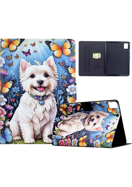 Lenovo Xiaoxin Pad 11 2025 Kart Tutucu Deri Kılıf (Yurt Dışından)