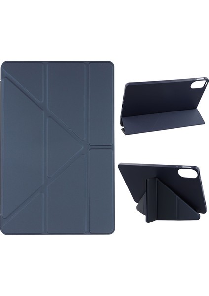 Xiaomi Redmi Pad 2 Pu Deri + Silikon Origami Stand Koruyucu Kılıf (Yurt Dışından)