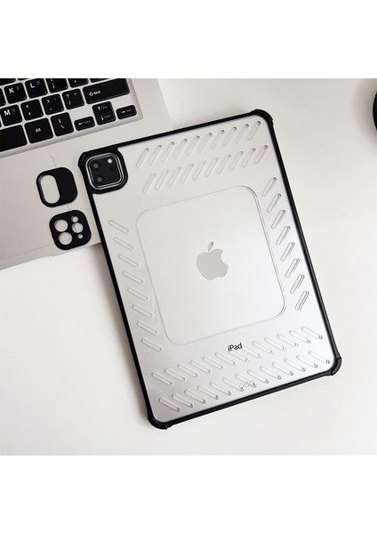 iPad Air 11 (2025) / (2024) Için Çerçevesiz Havalandırmalı Tpu Akrilik Şeffaf Tablet Kılıfı (Yurt Dışından)