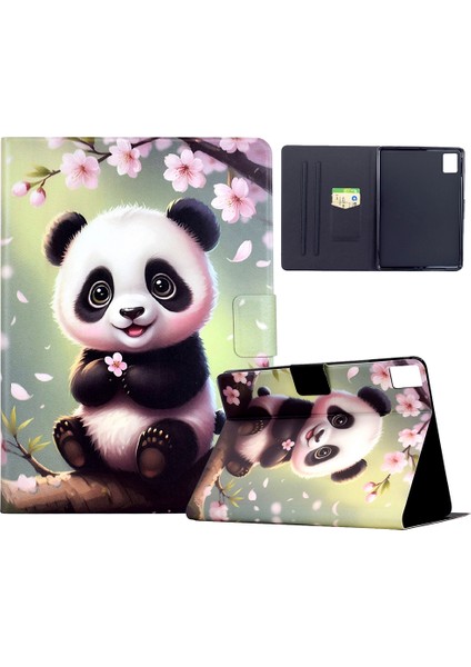 Lenovo Xiaoxin Pad 11 2025 Kart Tutucu Deri Kılıf (Yurt Dışından)
