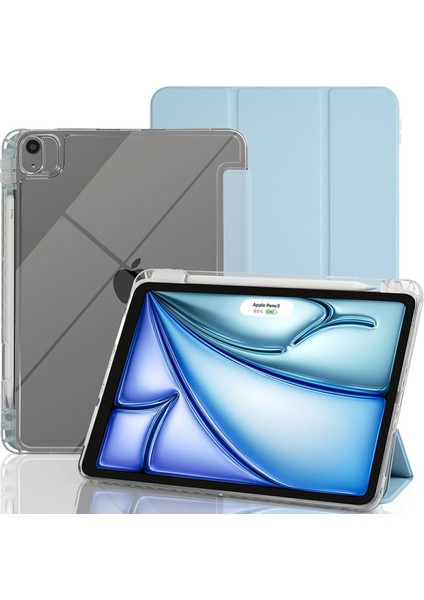 iPad Air 11 (2025) / (2024) Akrilik + Tpu + Pu Deri Kapak (Yurt Dışından)