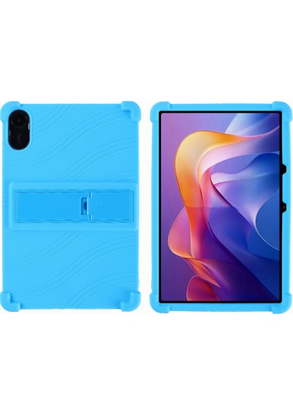 Xiaomi Redmi Pad 2 Silikon Kılıf ve Destek Standı Sağlam Koruyucu Kılıf (Yurt Dışından)