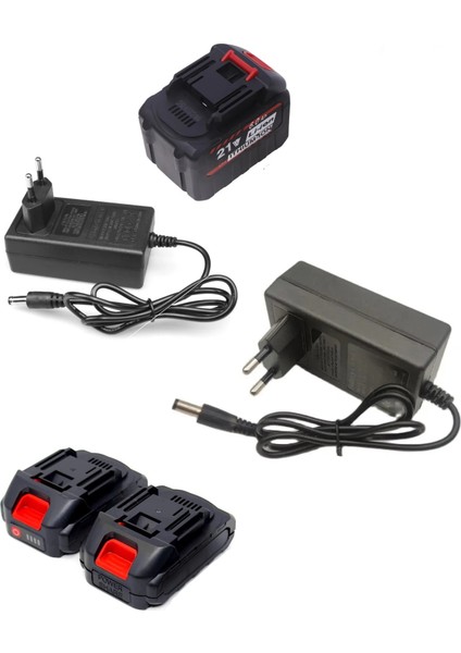 Şarjlı Matkap İçin Batarya Şarj Adaptörü 12 Volt 14V 18V 20V 48V 58V Li-On Pil Şarj 200MAH Üniversal modelleri