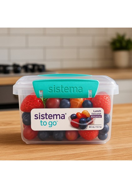 To Go Lunch Box 1.2 L – Bpa’sız Saklama Kabı, Renkli Klipsli (Mor/mavi/yeşil) indirimleri