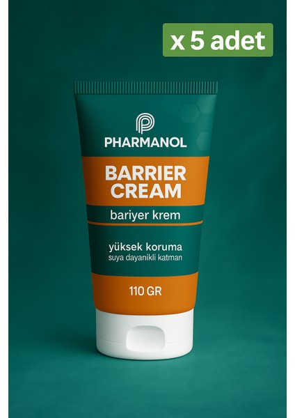 Çinko Oksitli Koruyucu Hasta Bariyer Krem 110GR x 5ADET