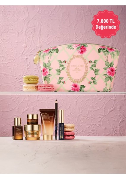 Cilt Bakım Seti -Advanced Night Cream, Serum, Göz Kremi, Yaşlanma Karşıtı Krem, Kaş Kalemi, Maskara