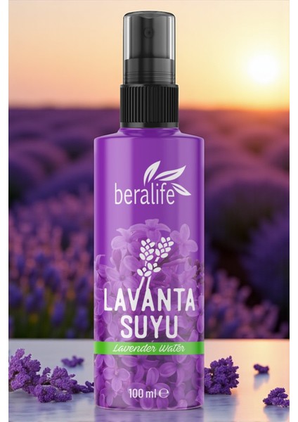 Lavanta Suyu %100 Saf ve Doğal Canlandırıcı ve Besleyici Etkili Tonik Lavanta Hidrosolü 100 ml