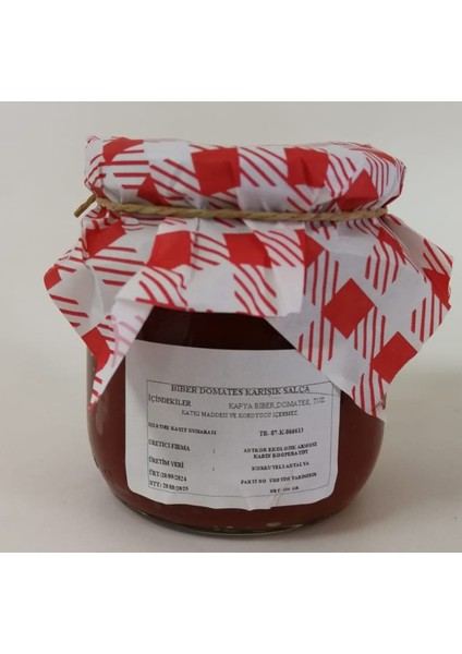 Salça (Biber-Domates Karışık) 500 gr fiyatları