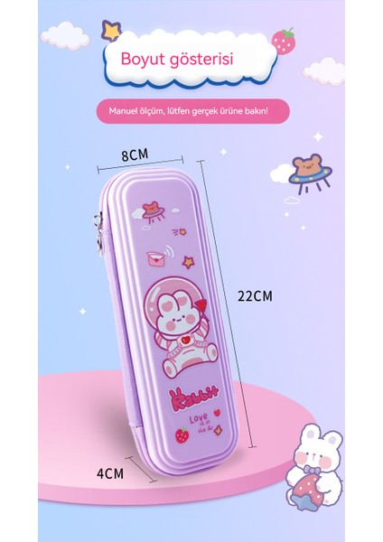 Çocuk Karikatür Büyük Kapasiteli Su Geçirmez Kırtasiye Kutusu (Yurt Dışından) fiyatları