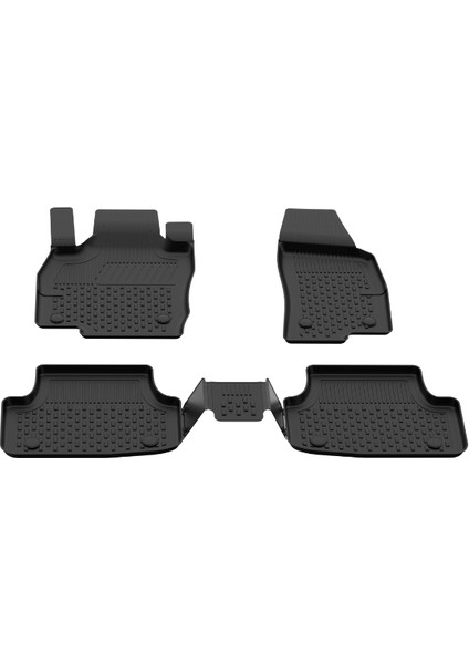 Volkswagen T-Cross 2022-2025 Uyumlu 4.5D Premium Havuzlu Oto Paspas- T-Cross