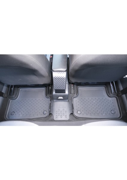 Volkswagen T-Cross 2022-2025 Uyumlu 4.5D Premium Havuzlu Oto Paspas- T-Cross