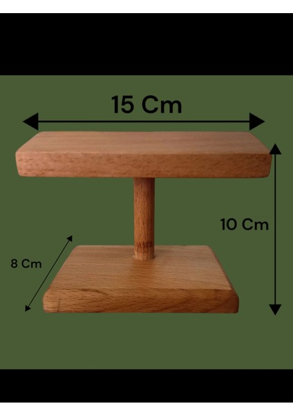 Ahşap 2'li Saat Standı modelleri
