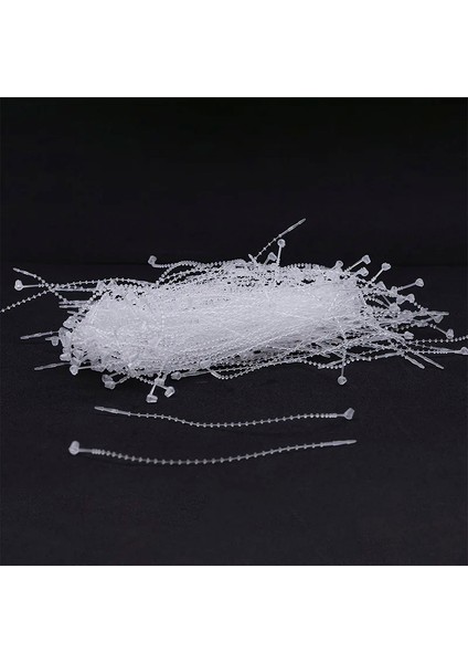 5" Elle Geçmeli Tırtıklı Kılçık Etiketleme Plastiği Şeffaf (1.000 Adet)